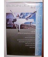 Elton John Promo Poster Australia - $61.33 CAD