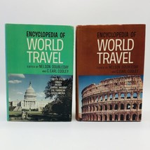 Encyclopedia Of World Travel Volumes 1 &amp; 2 Set Hardcover 1961 Doubleday - £13.91 GBP