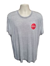 Coca Cola Santa relaxing drinking a Coke Adult Gray XL TShirt - £15.20 GBP