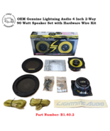 (1) Kit of a Pair of Lighting Audio 2-Way 90 Watt Speakers with Wire Har... - $41.45 CAD