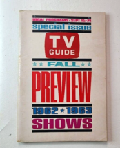 TV Guide 1962 1963 Fall Preview Special Issue NYC Metro NM- - £35.64 GBP