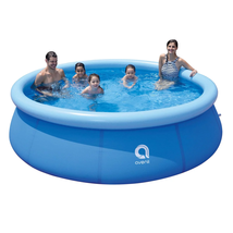 Inflatable Top Ring round above Ground Swimming Pool Blue 10 Ft X 30 In ... - £83.44 GBP