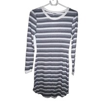 Charlotte Rousse Striped Gray White Long Sleeve T Shirt Dress Size Small... - €3,68 EUR Charlotte Rousse Striped Gray White Long Sleeve T Shirt Dress Size Small... - €3,68 EUR