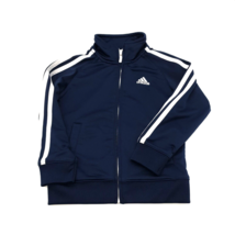 Adidas Toddler 4T Boys Long Sleeve Warm Up Zip Jacket Windbreaker Warm Play - £14.49 GBP