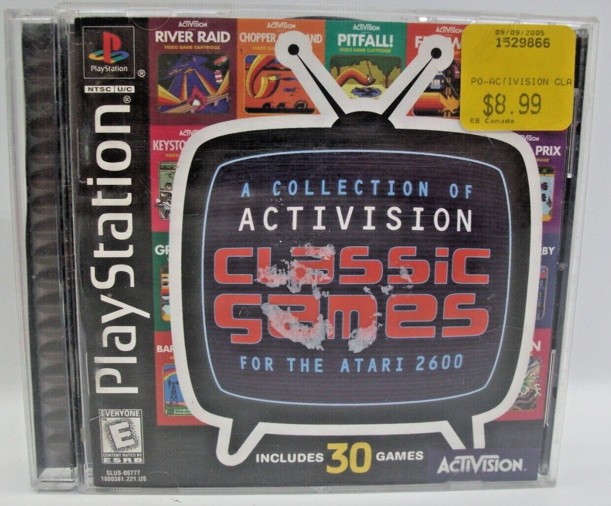 Activision Atari 2600 Classic Games PS1 PlayStation 1 Video Game Tested Works - £5.82 GBP