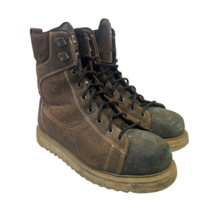DAKOTA Men&#39;s 8&#39;&#39; 523 Steel Toe Steel Plate Ironworker Work Boots Brown S... - $64.12