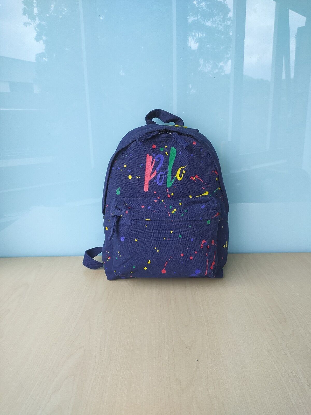 Primary image for Polo Ralph Lauren Paint Canvas Backpack  WORLDWIDE SHIPPING