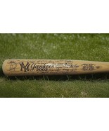 NY Yankees 2002 Roster Engraved Louisville Slugger Limited Edition 281 o... - $1,078.73 MXN