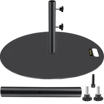 VEVOR Umbrella Base, 27&quot; Round Umbrella Base, 39lbs Umbrella&#39;s Holder Stand, Cas - £116.62 GBP