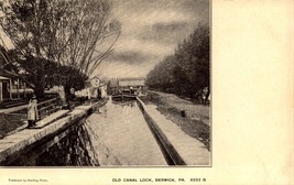 Berwick PA Old Canal Lock Pre-1908 Antique Undivided back  Postcard bk67 - £3.87 GBP