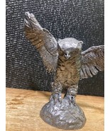 Vintage 1972 K/S Pewter Owl Spread Wings by &quot;Gael&quot; approx 3.5&quot; - €12,33 EUR