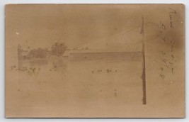 Fayetteville NC RPPC Flooded Clarendon Bridge 1908 Real Photo Postcard U28 - £62.72 GBP