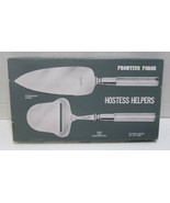 Vintage Frontier Forge Hostess Helper Stainless Cheese Slicer &amp; Server J... - £9.77 GBP