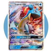 Sun &amp; Moon Pokemon Card (C55): Lapras GX 35/149 - £15.65 GBP