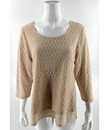 Chicos Lilly Lace Overlay Top Size 2 (US L) Pale Pink Blouse Womens - €25,48 EUR