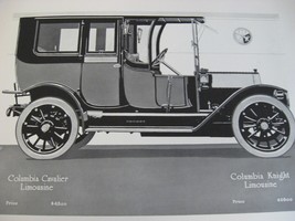 1912 Columbia Motor Car Orphan Brochure, New York, Original Knight Strin... - £77.84 GBP