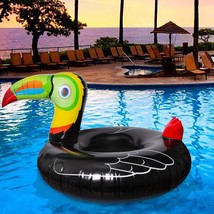 Tropical Toucan Inflatable Pool Float Ride On Beach Swimming Ring - Hawaiian Lua - £31.63 GBP