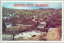 Central City, Colorado Postcard Picturcard Travel Gold Rush Town - £9.07 GBP