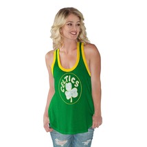 NBA Boston Celtics Womens Power Play Color Block Tank Top/Green/L - $363.10 MXN