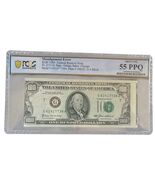 $100 Bill Note PCGS 55 PPQ Misalignment Error 1985 Chicago About Unc Pre... - $989.99