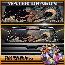 Water Dragon - Truck Back Window Graphics - Customizable - $55.12+