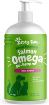 Salmon Omega Oil Hemp For Dogs And Cats With Wild Alaskan Salmon Oil Omega 3 And - $35.99