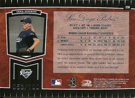 2004 Leaf Certified Cuts Marble Signature Red Chris Oxspring 258 Padres 053/100 - £3.19 GBP