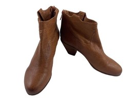 Sam Edelman Boots Women 11M Lisle Shoes Brown Leather Comfort Ankle Heel... - $27.54
