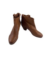 Sam Edelman Boots Women 11M Lisle Shoes Brown Leather Comfort Ankle Heel... - $38.67 CAD