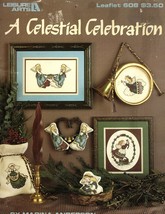 Leisure Arts A Celestial Celebration Counted Cross Stitch Pattern 1988 - £5.76 GBP
