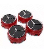 Set of 4Pcs - Mercedes Benz Wheel Hub Caps Star Cover Insert Sport AMG -... - $188.35 MXN