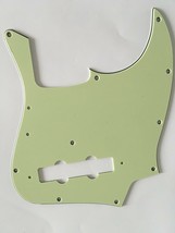 Electric Guitar Pickguard For US Vintage &#39;74 Jazz Bass Style,3 Ply Vintage Green - £11.02 GBP