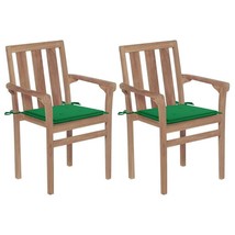  Patio Chair Set of 2 Natural Teak Fine sanded teak hardwood - $9,458.28 MXN