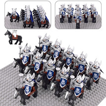 LOTR Mounted Swan Knights with Bugle Army 22 Custom Minifigures Set - £25.39 GBP