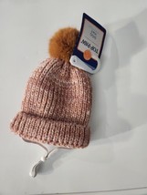 Top Paw Pink Pom Beanie Dog Hat Size Small/Medium - $9.88