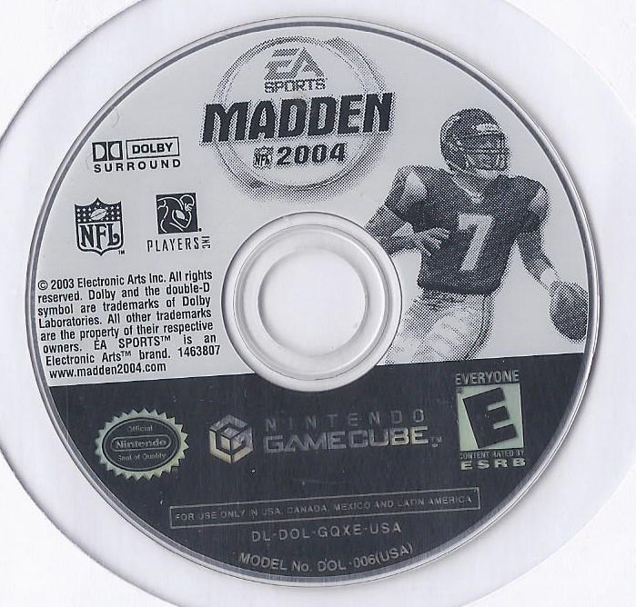 Primary image for Nintendo GameCube Game EA Sports Madden 2004 Rare and HTF