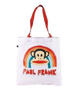 Paul Frank Julius White Core Rainbow Tote Shopping Bag NEW - $12.72