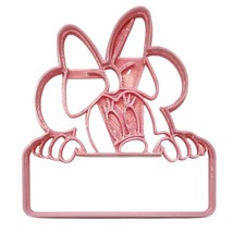 Minnie Mouse Themed Peek A Boo Banner Detailed Cookie Cutter Made In USA PR4653 - £3.18 GBP