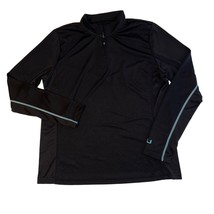 Huk Fishing Black 1/4 Zip Pullover Performance Long Sleeve Top Womens XL - £15.84 GBP