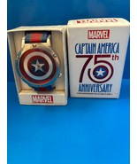 Captain America 75th Anniversary Men&#39;s  Shield Watch Accutime Marvel Com... - €25,49 EUR