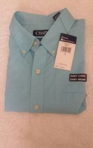 chaps men&#39;s classic-fit poplin button-dwn shirt nwt - $15.99
