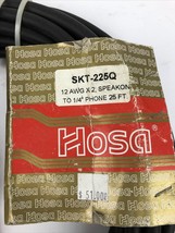 Hosa SKT-225Q 14-Gauge 1/4&quot; Inch Phone Speaker Cable 25 Foot w Switchcraft XLR 3 - £35.87 GBP