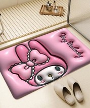 Hello Kitty Pink My Melody 3D Bath Mat Kawaii Anime Cute Kuromi 24x16&quot; BRAND NEW - £29.35 GBP