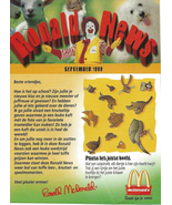 McDonald&#39;s  - September 1999 - Ronald News - Belgium - $2.50