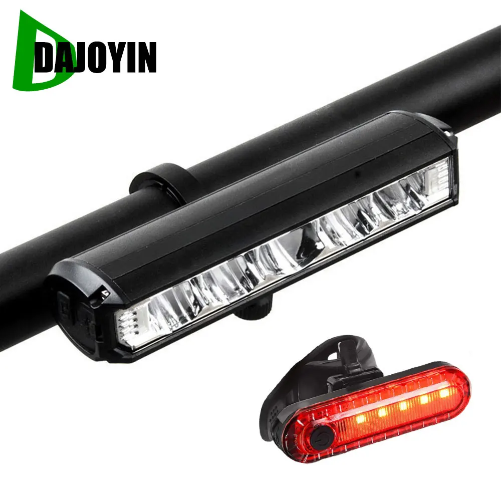 Bicycle Lights 8000mAh 6000LM Bike Light IPX5 Anti-Glare Flashlight USB Charging - £17.36 GBP+