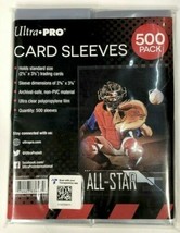 NEW Ultra Pro 500 Count Clear Poly Penny Trading Card Sleeves Sports MTG... - £7.74 GBP