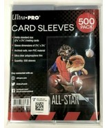 NEW Ultra Pro 500 Count Clear Poly Penny Trading Card Sleeves Sports MTG... - £7.71 GBP