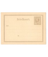 Suriname 15c Postal Stationery Card King William III Dutch Colony Unused  - £3.98 GBP