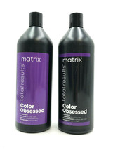 Matrix Total Results Color Obsessed Shampoo &amp; Conditioner For Color Care... - £38.88 GBP