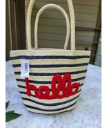 Woven Girl&#39;s handbag Baby GAP Summer beach *Hello* bag NWT - €24,62 EUR